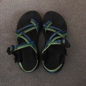 chacos 💚💙 size 6 women babymad74